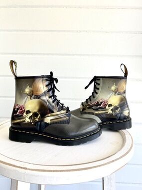 DR. MARTENS 1460 National Gallery Harmen Steenwyck Still Life - NWOB - US 9M